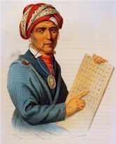 Sequoyah and his Cherokee alphabet